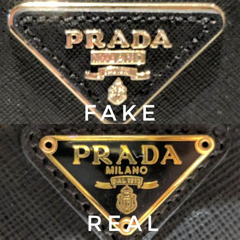 prada logo real vs fake|prada dust bag authentic.